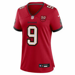 NFL Emeka Egbuka Tampa Bay Buccaneers Women's 50th Season Team Game Jersey - Red