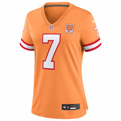 NFL Bucky Irving Tampa Bay Buccaneers Women's 50th Season Game Jersey - Creamsicle