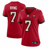 NFL Bucky Irving Tampa Bay Buccaneers Women's 50th Season Team Game Jersey - Red