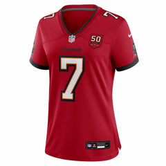 NFL Bucky Irving Tampa Bay Buccaneers Women's 50th Season Team Game Jersey - Red