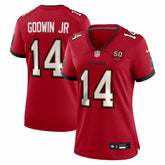 NFL Chris Godwin Jr. Tampa Bay Buccaneers Women's 50th Season Team Game Jersey - Red