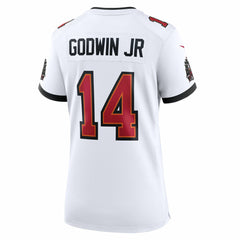 NFL Chris Godwin Jr. Tampa Bay Buccaneers Women's 50th Season White Game Jersey - White