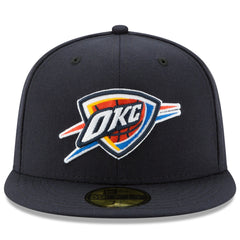 Oklahoma City Thunder 2025 NBA Finals Champions Side Patch 59FIFTY Fitted Hat Navy