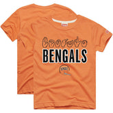 Cincinnati Bengals Homage Youth Love Sign x ASL 2.0 Tri-Blend T-Shirt Orange