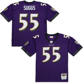 NFL Terrell Suggs Baltimore Ravens 2003 Legacy Replica Jersey - Purple cheap