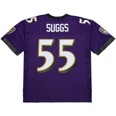 NFL Terrell Suggs Baltimore Ravens 2003 Legacy Replica Jersey - Purple cheap