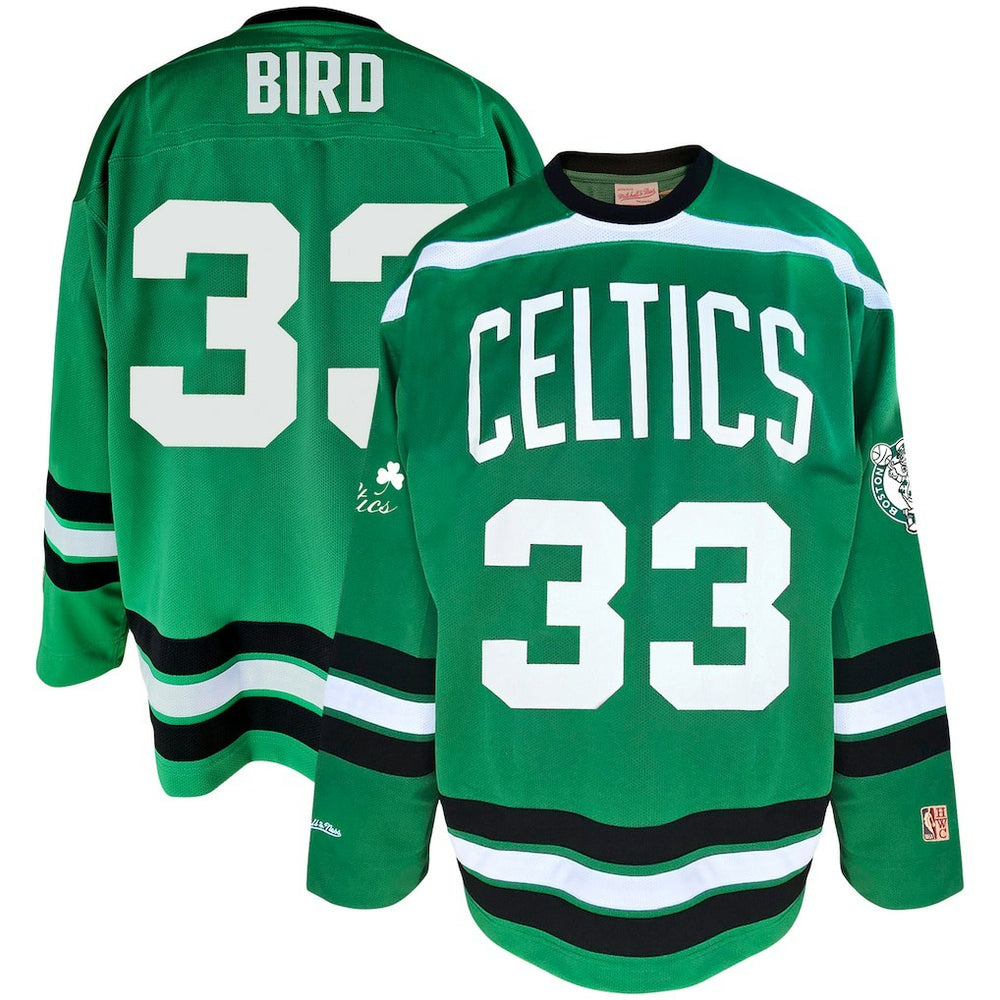 NBA Larry Bird Boston Celtics Big & Tall NBA Hockey Jersey - Kelly Green
