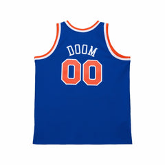 NBA MF DOOM x NY Knicks x A New York Story Fashion Jersey - Blue
