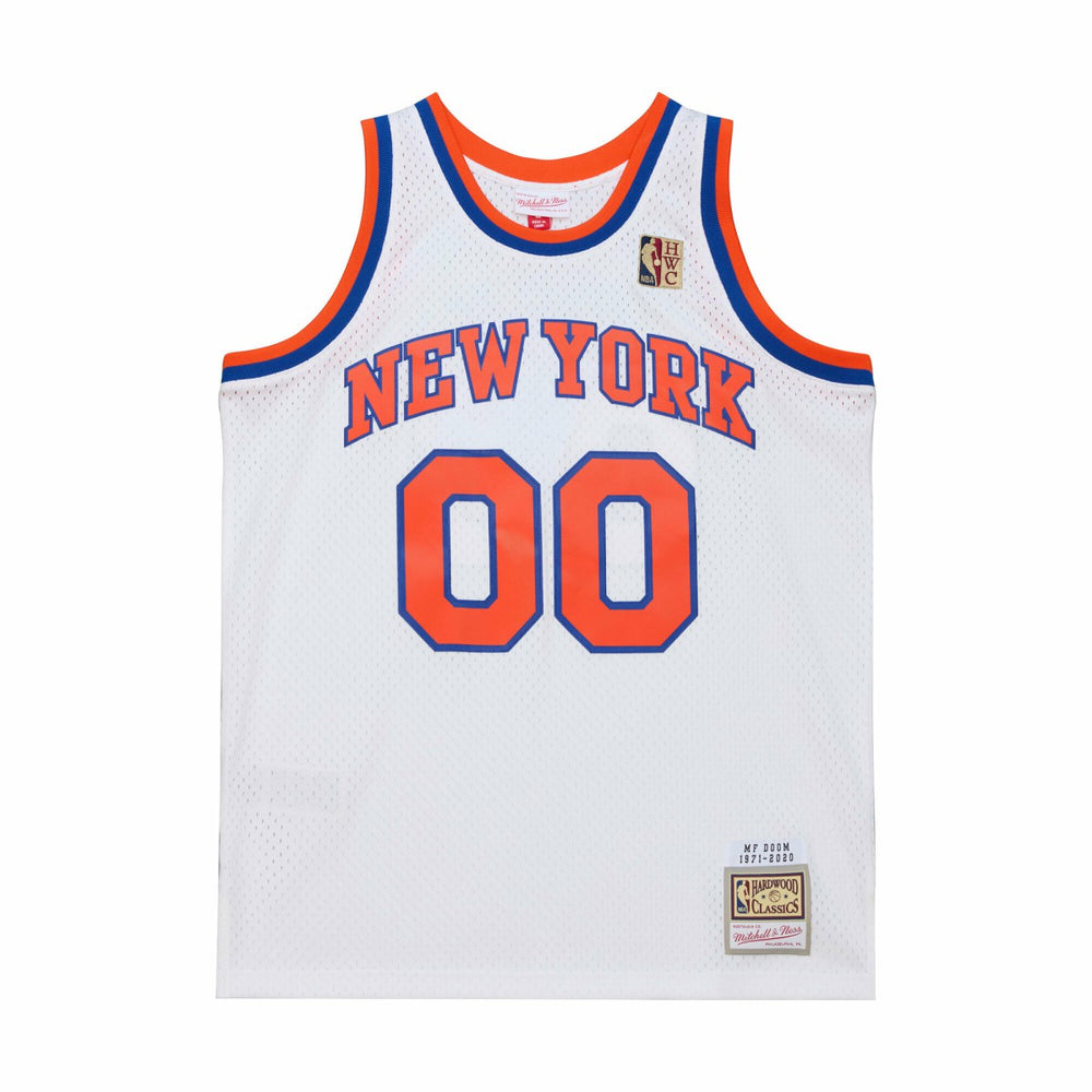 NBA MF DOOM x NY Knicks x A New York Story Fashion Jersey - White