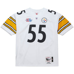 NFL Joey Porter Pittsburgh Steelers 2005 Authentic Throwback Retired Player Jersey - White discount