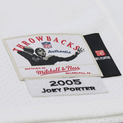 NFL Joey Porter Pittsburgh Steelers 2005 Authentic Throwback Retired Player Jersey - White discount