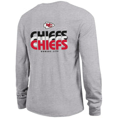 Kansas City Chiefs Champion Women's Core Long-Sleeve T-Shirt Heather Gray
