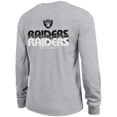 Las Vegas Raiders Champion Women's Core Long-Sleeve T-Shirt Heather Gray