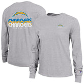 Los Angeles Chargers Champion Women's Core Long-Sleeve T-Shirt Heather Gray