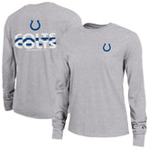 Indianapolis Colts Champion Women's Core Long-Sleeve T-Shirt Heather Gray