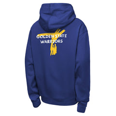 Golden State Warriors Youth Courtside Club Premiere Hoodie Royal