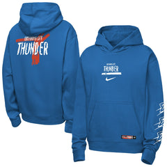 Oklahoma City Thunder Youth Courtside Club Premiere Hoodie Blue