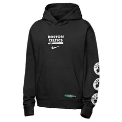 Boston Celtics Youth Courtside Club Premiere Hoodie Black