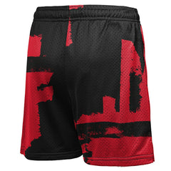 Chicago Bulls Youth Courtside Pro Shot Dri-FIT Mesh Practice Shorts Black/Red