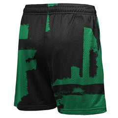 Boston Celtics Youth Courtside Pro Shot Dri-FIT Mesh Practice Shorts Black/Kelly Green