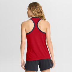 Minnesota Twins Nike Women's Tri-Blend Dri-FIT Racerback Tank Top - Red Tanks