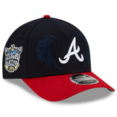 Atlanta Braves New Era x Warren Lotas 9FORTY A-Frame M-Crown Adjustable Hat - Navy/Red Hats