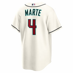 MLB Ketel Marte Arizona Diamondbacks Nike Home Replica Jersey - Cream