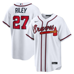 MLB Austin Riley Atlanta Braves Nike Home Replica Jersey - White
