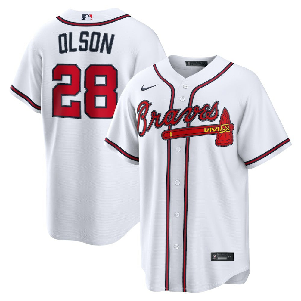MLB Matt Olson Atlanta Braves Nike Home Replica Jersey - White