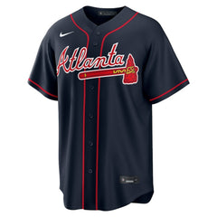 MLB Austin Riley Atlanta Braves Nike Alternate Replica Jersey - Navy