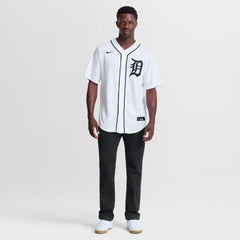 MLB Javier B¨¢ez Detroit Tigers Nike Home Replica Jersey - White