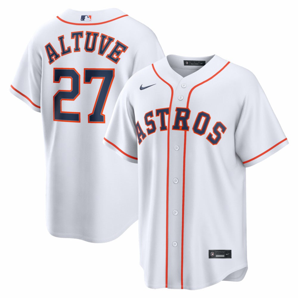 MLB Jose Altuve Houston Astros Nike Home Replica Jersey - White