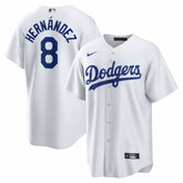 MLB Enrique Hern¨¢ndez Los Angeles Dodgers Nike Home Replica Jersey - White