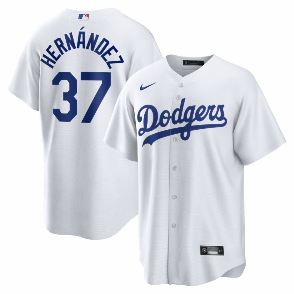 MLB Teoscar Hern¨¢ndez Los Angeles Dodgers Nike Home Replica Jersey - White
