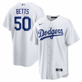 MLB Mookie Betts Los Angeles Dodgers Nike Home Replica Jersey - White