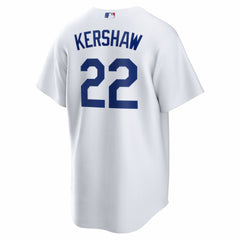 MLB Clayton Kershaw Los Angeles Dodgers Nike Home Replica Jersey - White