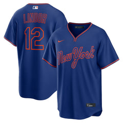 MLB Francisco Lindor New York Mets Nike Alternate Replica Jersey - Royal