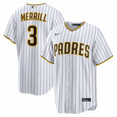 MLB Jackson Merrill San Diego Padres Nike Home Replica Player Jersey - White