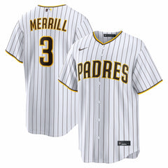 MLB Jackson Merrill San Diego Padres Nike Home Replica Player Jersey - White