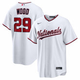 MLB James Wood Washington Nationals Nike Home Replica Jersey - White