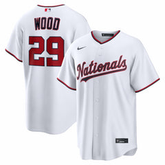 MLB James Wood Washington Nationals Nike Home Replica Jersey - White