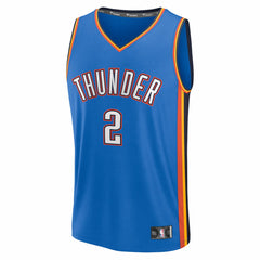NBA Shai Gilgeous-Alexander Oklahoma City Thunder Fast Break Replica Player Jersey - Icon Edition - Blue