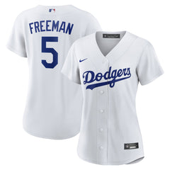 MLB Freddie Freeman Los Angeles Dodgers Nike Women's Home Replica Jersey - White
