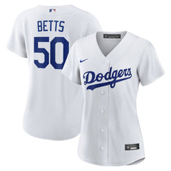 Mookie Betts Los Angeles Dodgers Nike Women's Home Replica Jersey - White Jerseys