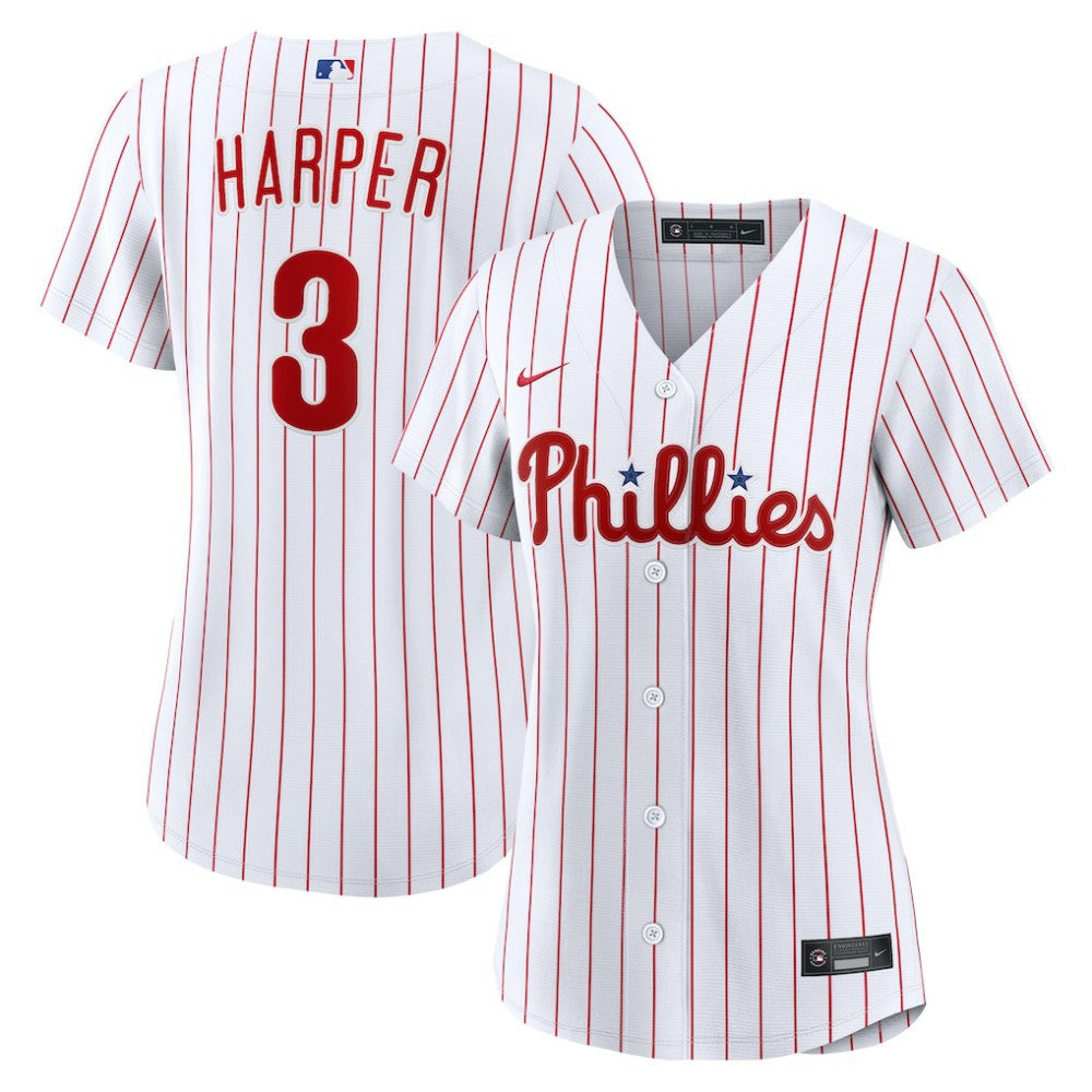 MLB Bryce Harper Philadelphia Phillies Nike Women's Home Replica Jersey - White