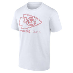 Patrick Mahomes Kansas City Chiefs Tonal Name & Number T-Shirt White
