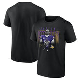 Justin Jefferson Minnesota Vikings Humble Shadow Player T-Shirt Black