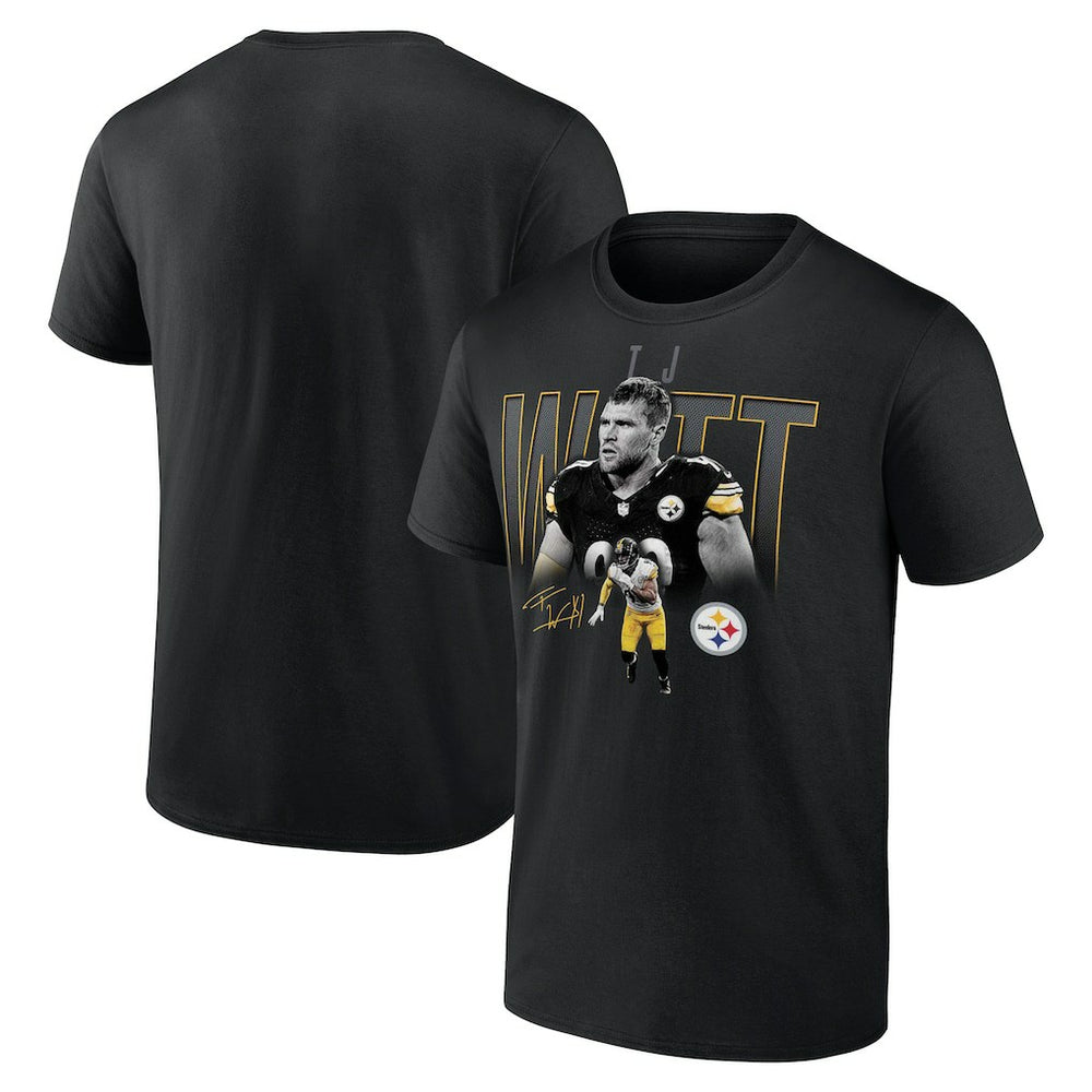 T.J. Watt Pittsburgh Steelers Humble Shadow Player T-Shirt Black