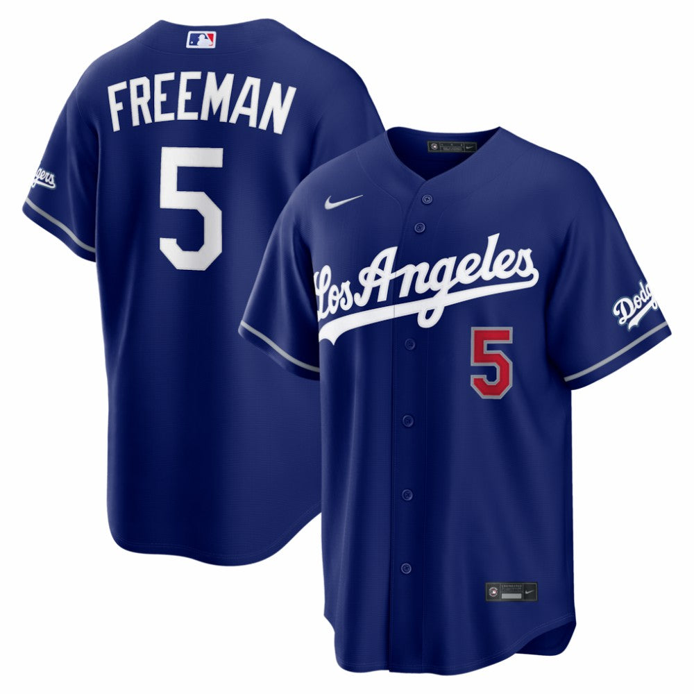 MLB Freddie Freeman Los Angeles Dodgers Nike Alternate Stadium Jersey - Royal