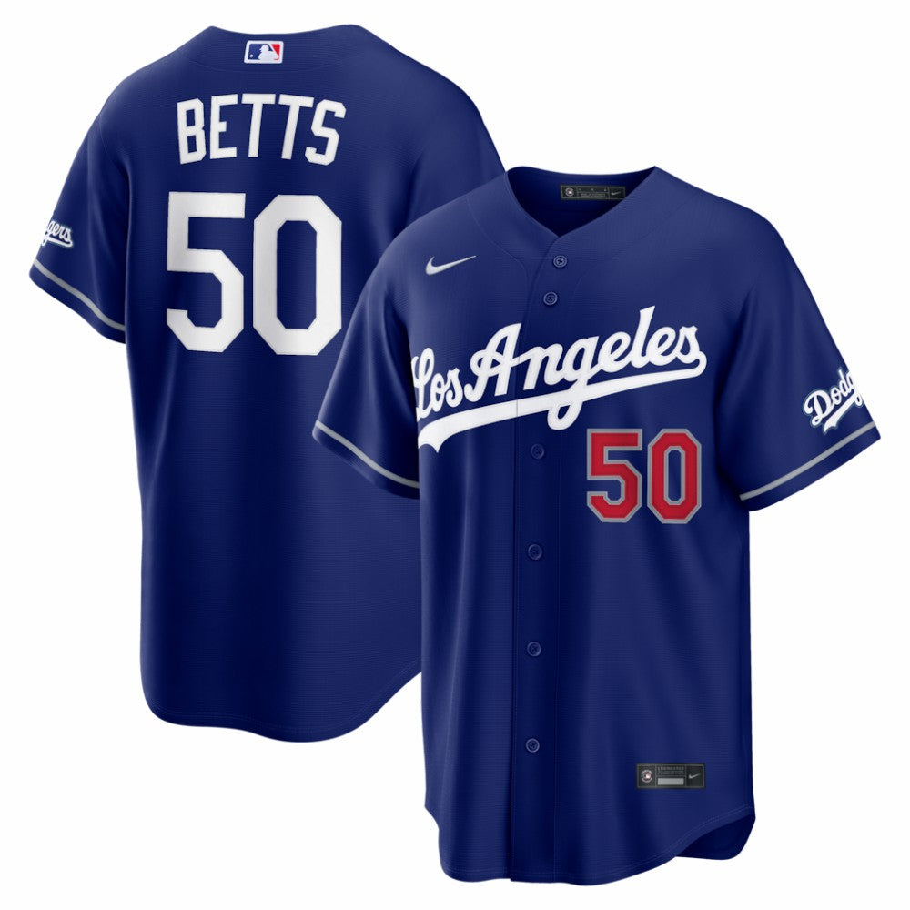 MLB Mookie Betts Los Angeles Dodgers Nike Alternate Stadium Jersey - Royal